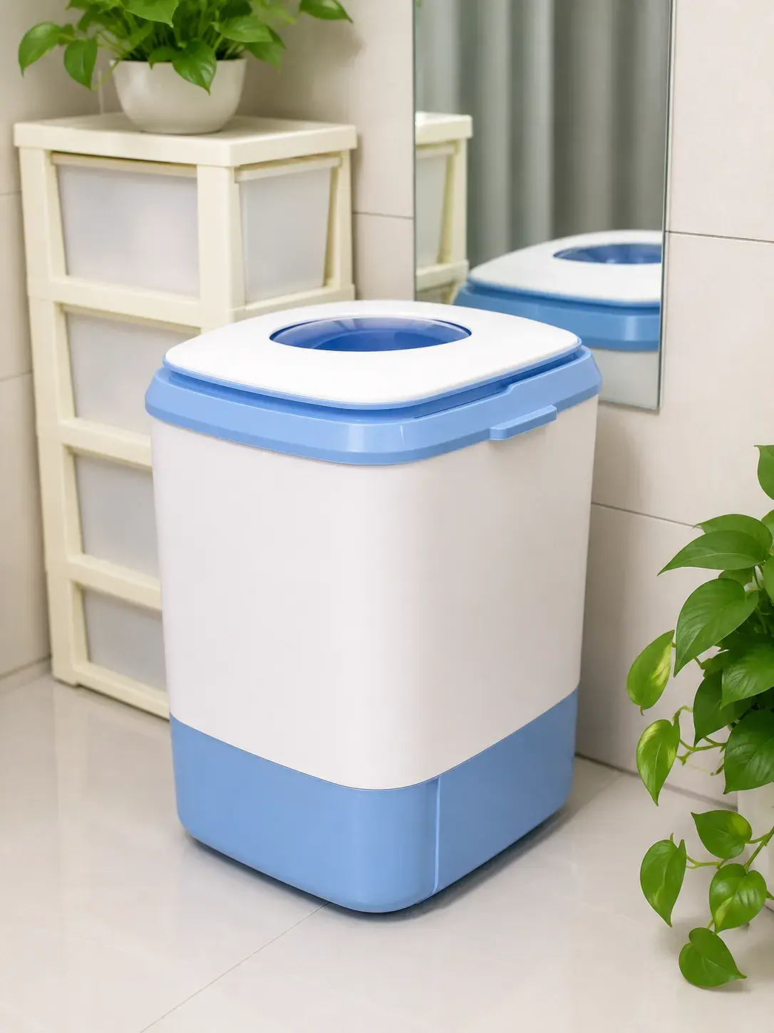 Pastel Bathroom Storage Shelf